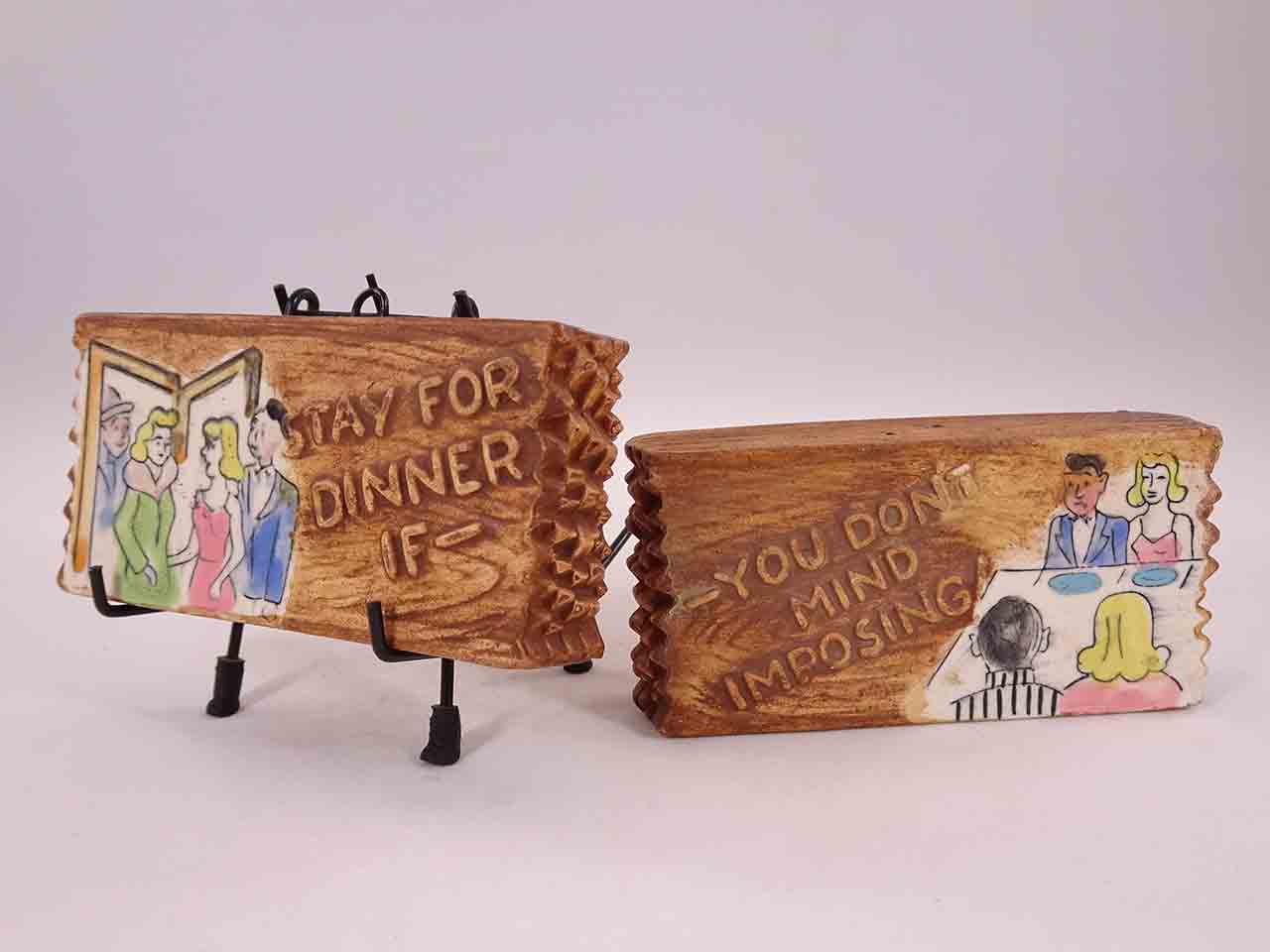 48874 Sayings series salt and pepper shakers