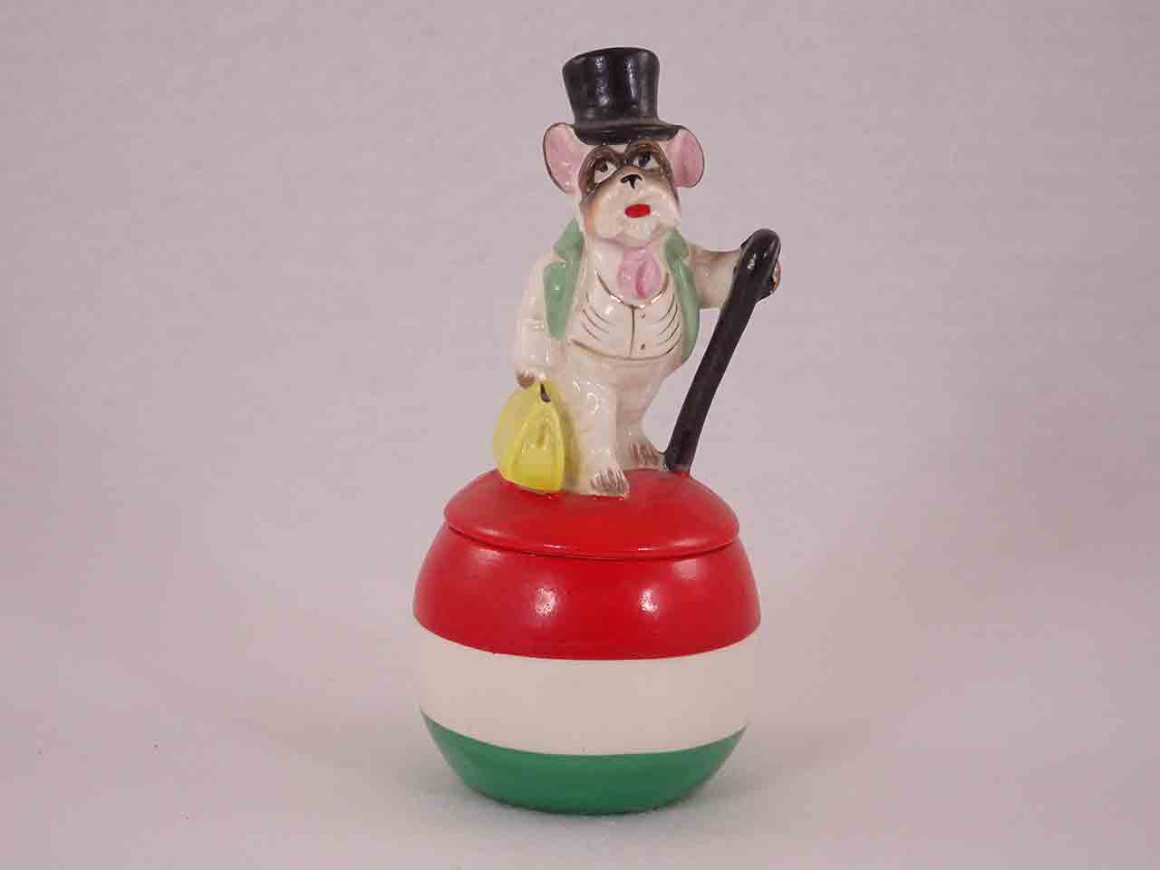 49082 Circus Animals Balancing on Circus Balls salt and pepper shakers - dog