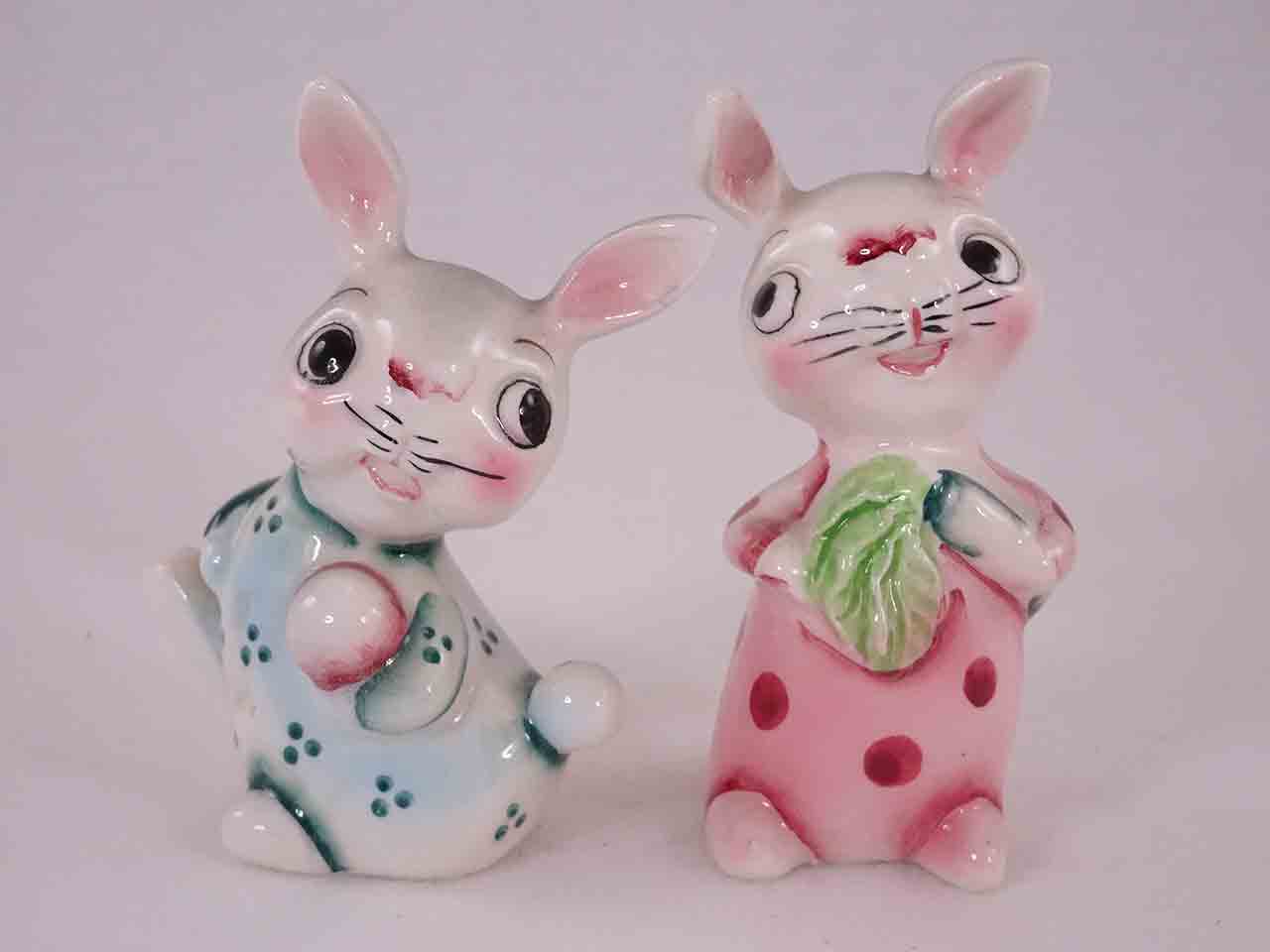 49299 Japan Dressed Animals Salt and Pepper Shakers - Rabbits