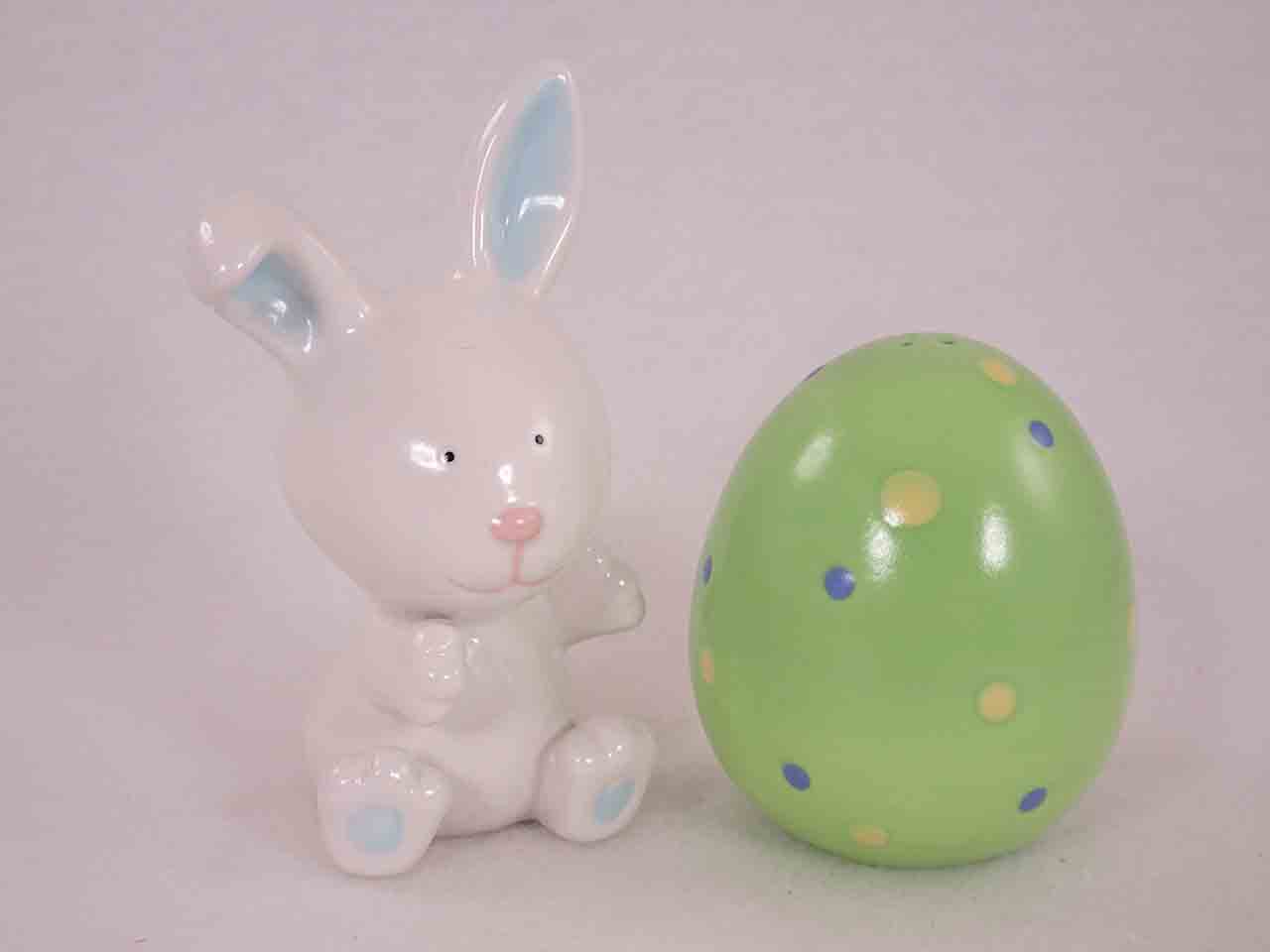 50477 Russ Easter salt and pepper shakers - various animals with Easter eggs - bunny rabbit