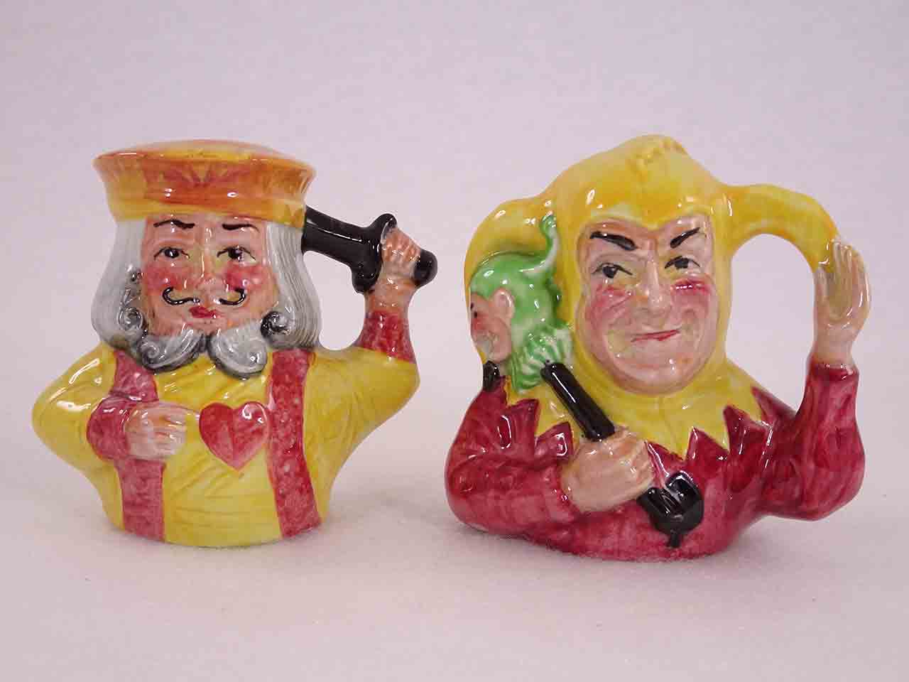 51568 King and Joker from England salt and pepper shakers