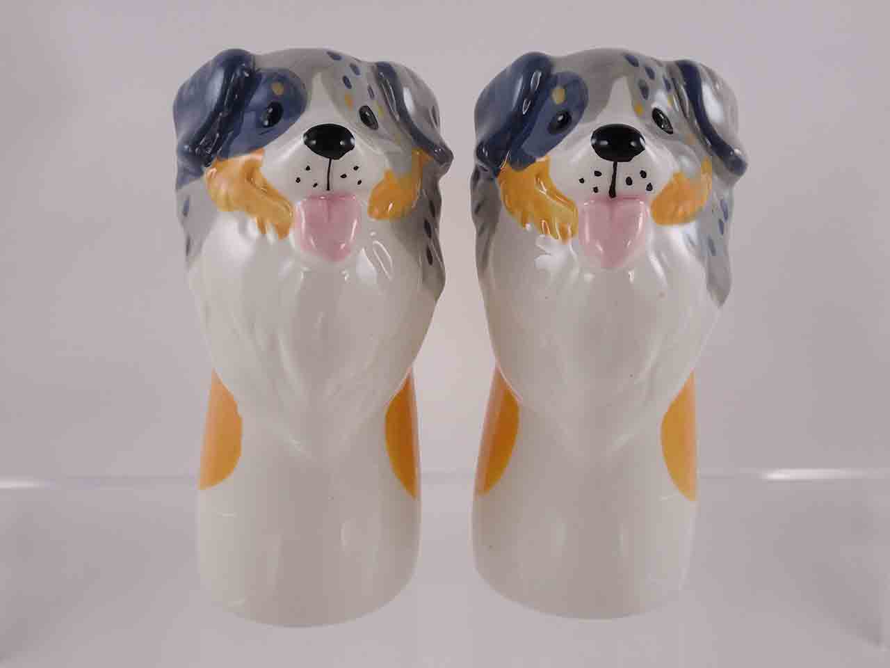 53274 Kennel Collection dog series salt and pepper shakers - Australian Shepard