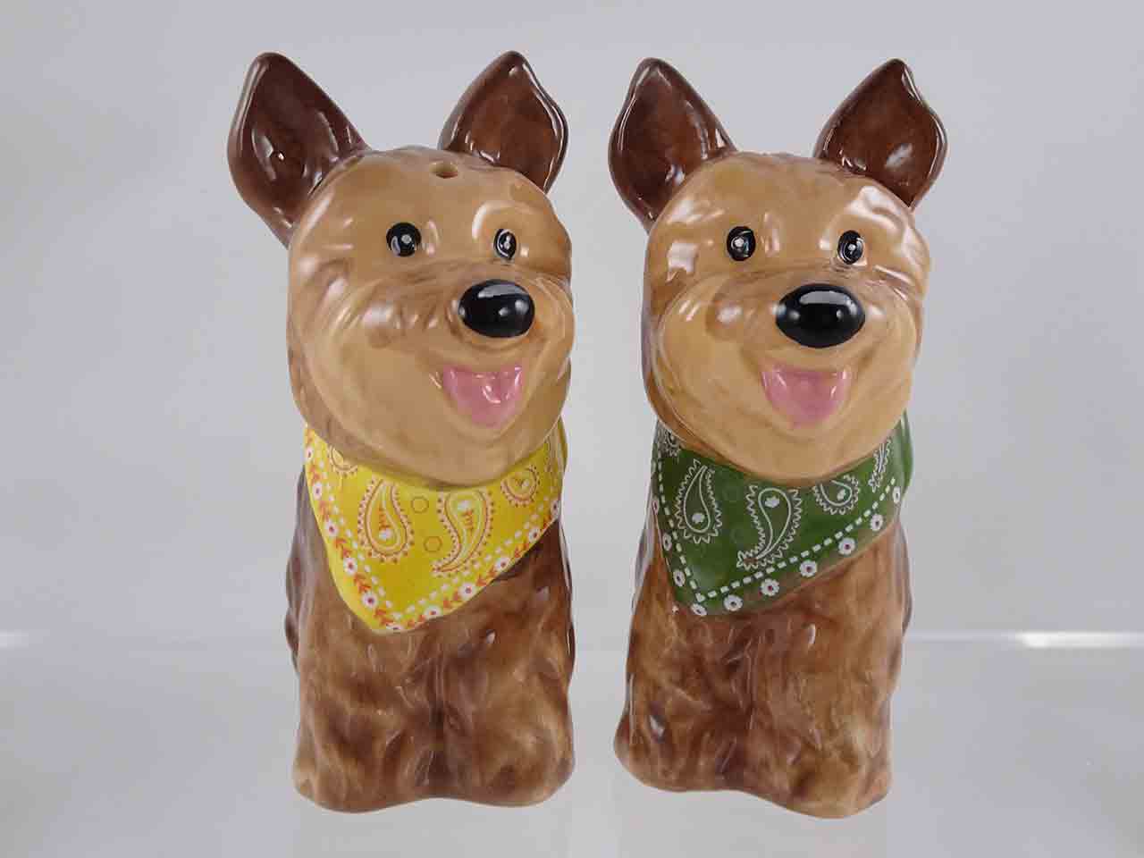 53518 Kennel Collection dog series salt and pepper shakers - Yorkshire Terrier